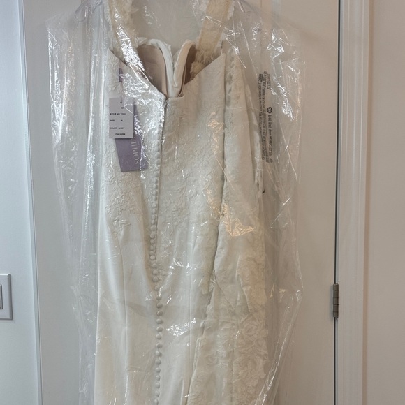 NWT Size 8 Sophia Tolli Ivory Wedding Dress Y3113 - Picture 10 of 14